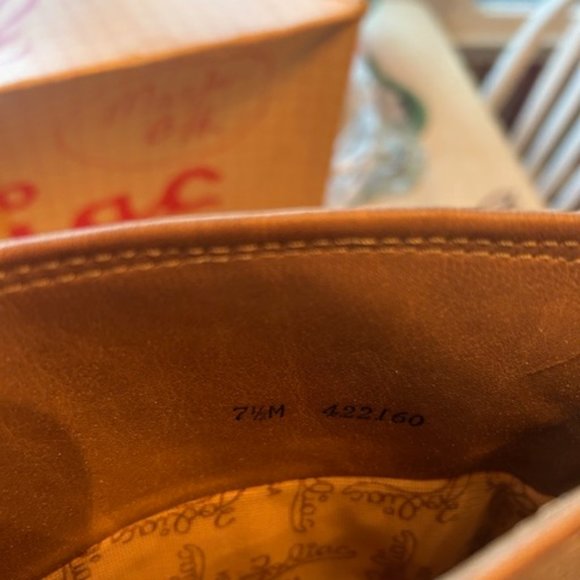 Vintage Zodiac Boots 7.5 Suede ca 1982 - Picture 5 of 6